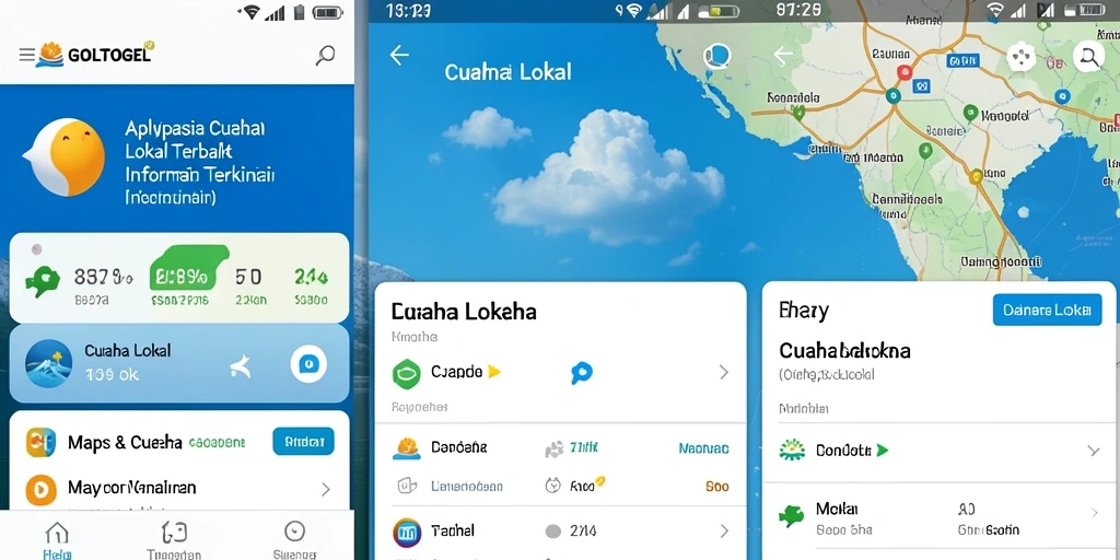 Tampilan antarmuka GOLTOGEL yang informatif dan mudah dipahami.