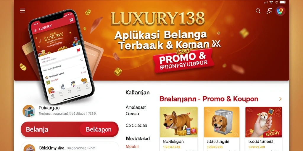 Antarmuka pengguna LUXURY138 yang sederhana dan menarik.
