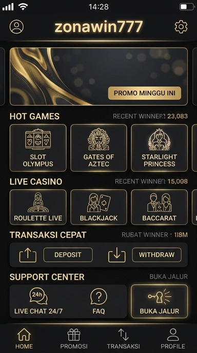 Tampilan link alternatif zonawin777
